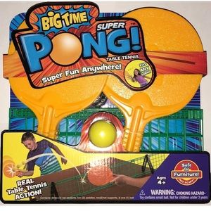 Big Time Super Pong Complete Portable Table Tennis Set